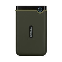 Внешний жесткий диск 2,5 2TB Transcend TS2TSJ25M3E прорезиненый корпус т.зеленый