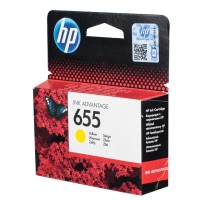 HP 655 Yellow Ink Cartridge HPCZ112A