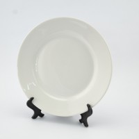 Тарелка MT-P003A Белая 8" (+ пластиковая подставка) (36)