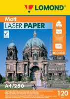 Бумага LOMOND для Лаз. Печати Мат. Двух  А4/250/120г  300041