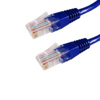 Патч Корд, SHIP, S3025BL0050-P, Cat.5e, UTP, RJ-45, 0.5 м, Синий, Пол. пакет