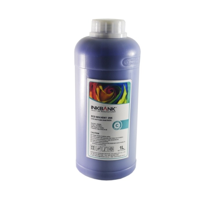 Чернила экосольвентные  InkBank ES6900C Cyan 1000ml (DX-4 и DX-5 головка)