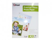 EZ-PRINT 53W180-А3-20 ПРЕМИУМ СУПЕР ГЛЯНЦЕВАЯ ФОТО БУМАГА А3. 180ГРАММ.