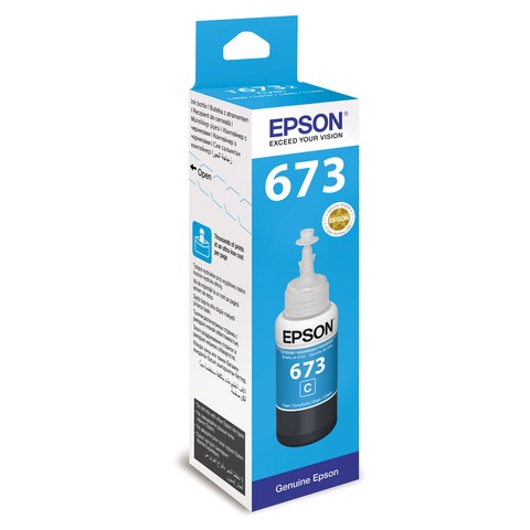 Чернила C13T67324A L800 Cyan ink bottle 70ml