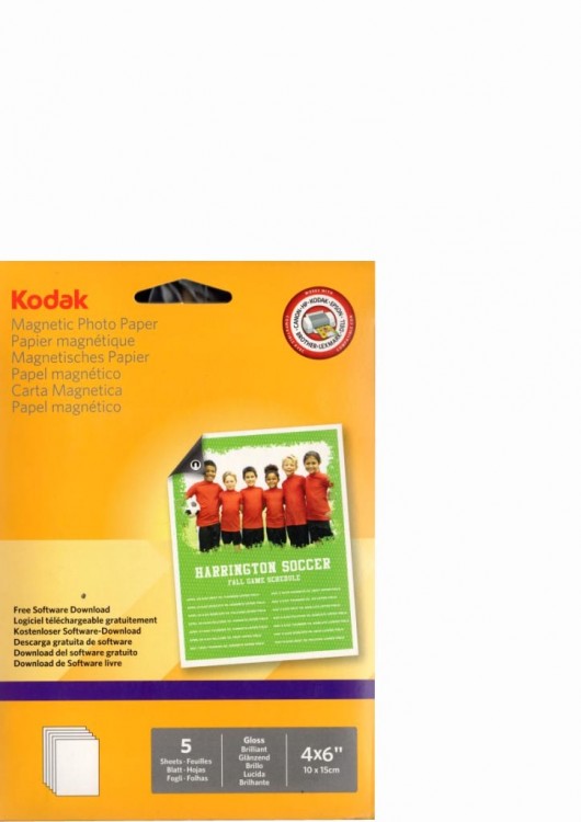 ФОТО БУМАГА КОДАК глянцевая на магнитной основе  4R - 5 листов 690GSM (5740-020) (80) (Xgree)