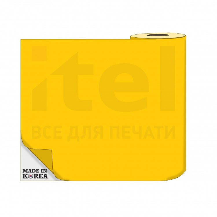 Термотрансферная пленка OS Flex (Флекс)  50см./50м./190mk Желтый цена за 1 метр
