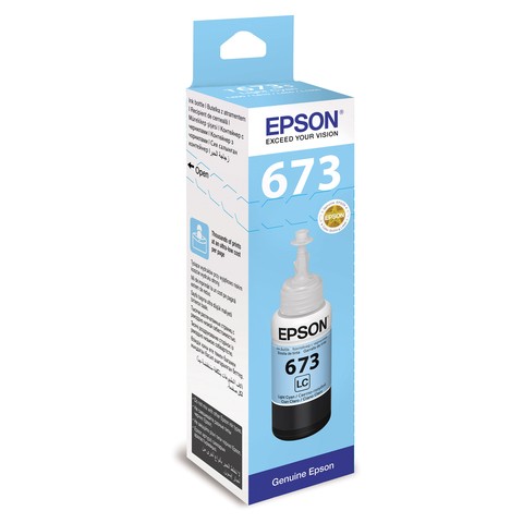 Чернила C13T67354A L800 Light Cyan ink bottle 70ml