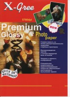 Фотобумага X-GREE A4/20/230г  Глянцевая Премиум 53W230-А4