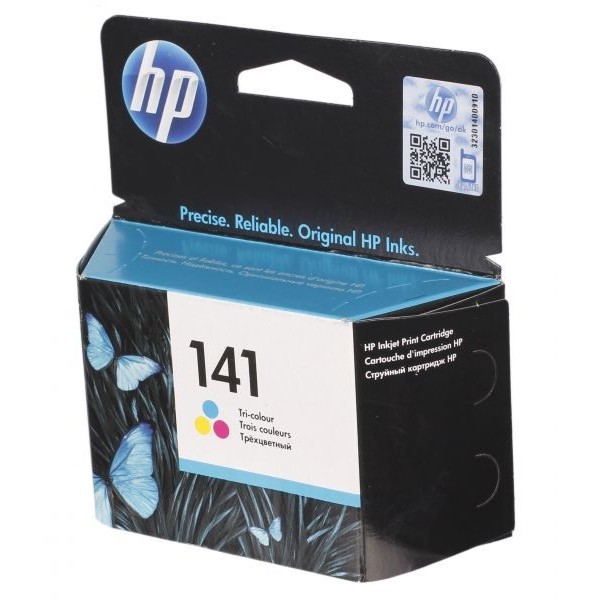 CB337HE  HP 141  Tri-color ink Cartridge Vivera