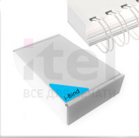 Перепл. пружина металл  3:1 A4 size 1/4" (6,4мм/30) белые  (100шт в пачке) iBind
