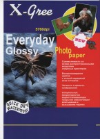 Фотобумага X-GREE Глянцевая EVERYDAY  A3/50/190г  E7190-А3-50 (11)