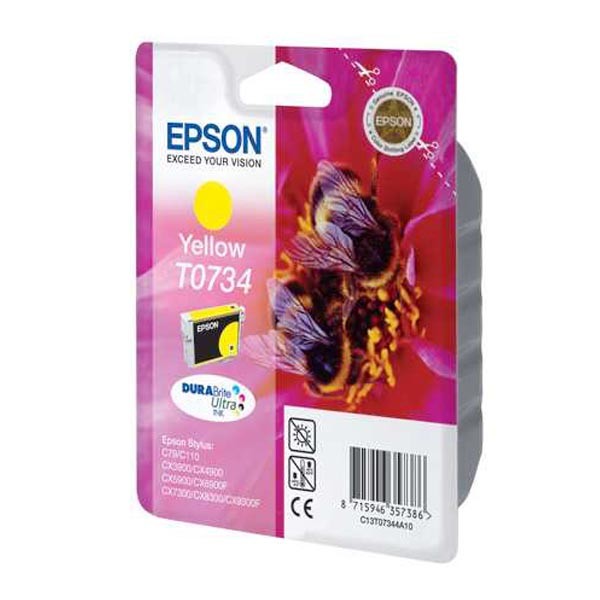 Картридж для Epson  I/C Yellow  (0734)  C79 / C110 / CX3900 C13T10544A10