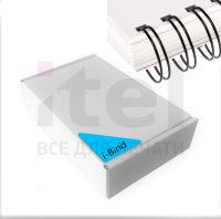 Перепл. пружина металл  3:1 A4 size 9/16" (14мм/120)  черные  (100шт в пачке) iBind
