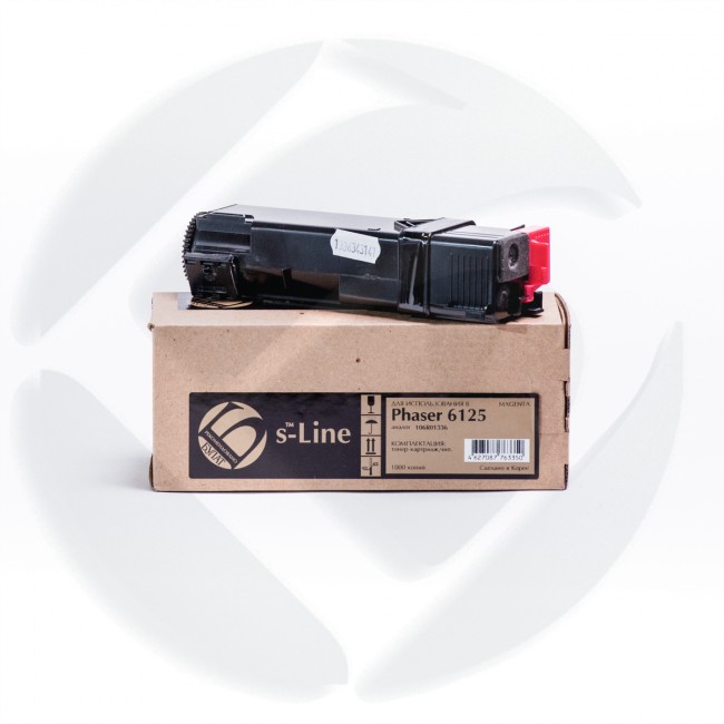 106R01336 Тонер-картридж Phaser 6125 (1k) magenta Булат s-Line