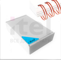 Перепл. пружина металл  3:1 A4 size 1/4" (6,4мм/30) красные (100шт в пачке) iBind