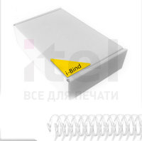 Пластиковые спирали для переплета Coil51L (20 мм/150) белые (50 шт в пач)