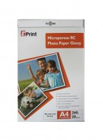 RG260G-A4-20 EZ PRINT Микропористая глянцевая фото бумага на резиновой основе 260 гр (20)