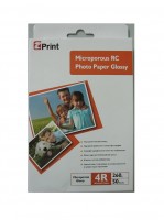 RL260L-102*152-50 EZ PRINT Микропористая глянцевая с блеском фото бумага на резиновой основе