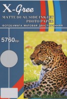 Фотобумага X-GREE A4/50/140г  Матовая Двухсторонняя MD140-A4-50(28)