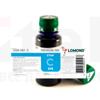 Чернила R270/L800 LOMOND LE08-001C  Cyan / Голубой  100ml