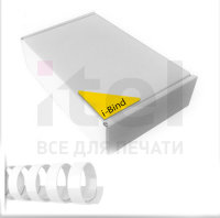 Пластиковые пружины овальные 51 ММ/500 (50 шт в пачке) белые