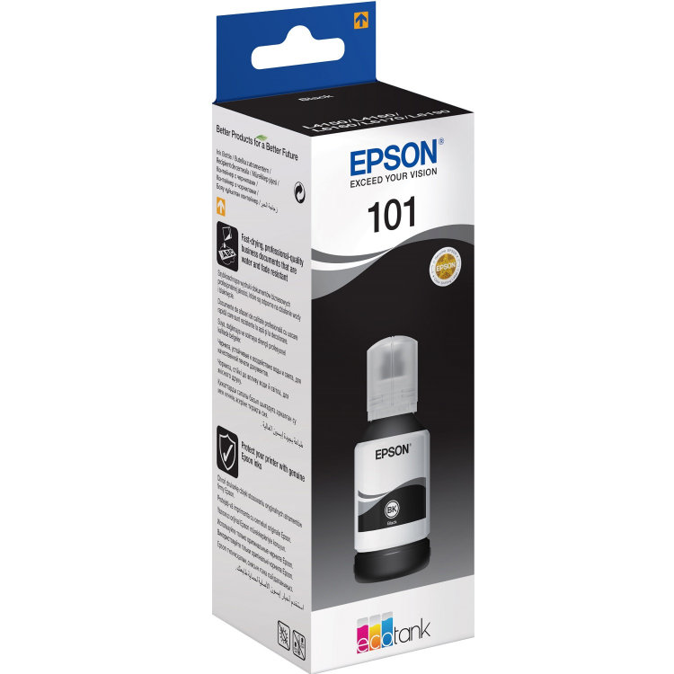 Чернила C13T03V14A 101 L4150/L4160/L6160/L6170/L6190/L4167 Black ink bottle 127ml